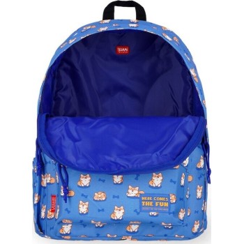 Legami Σχολική Τσάντα Πλάτης 32Lt Backpack 1 Θέσης - Corgi BPK0014 8052694029999