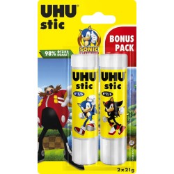 Sonic The Hedgehog UHU STIC 2025 Blister 2 X 21Gr Sonic Edition 7005960 4026700141139