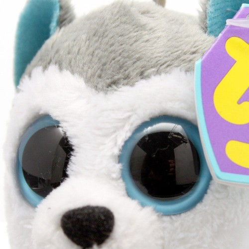 As company TY Beanie Boos Χνουδωτό Κλιπ Μπρελόκ Σκύλος Husky 8.5 Εκ. 1607-36503 008421365036