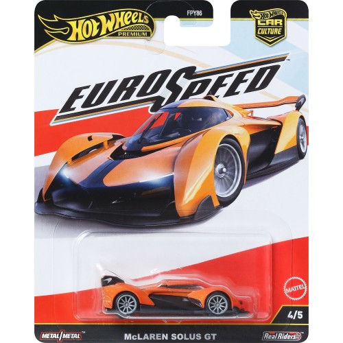 Mattel Hot Wheels Premium Car Culture Eurospeed Mclaren Solus GT 1:64 Scale Collectible Toy Vehicle FPY86 / JBK78 194735262076