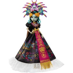 Mattel Monster High Skelita Calaveras Collectible Doll, Dia De Muertos 2025, Aztec-Inspired Gown JDR63 194735288908