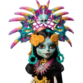 Mattel Monster High Skelita Calaveras Collectible Doll, Dia De Muertos 2025, Aztec-Inspired Κούκλα JDR63 194735288908