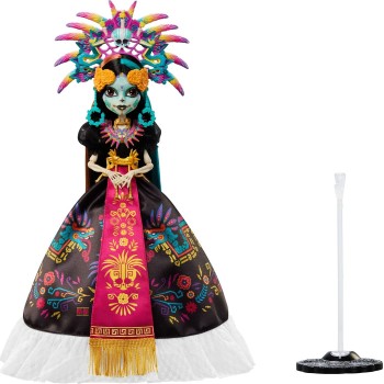 Mattel Monster High Skelita Calaveras Collectible Doll, Dia De Muertos 2025, Aztec-Inspired Gown JDR63 194735288908