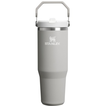 Stanley 1913 Iceflow Flip Straw Tumbler | 0,89L 30Oz Ash Θερμός Με Καλαμάκι Και Λαβή 12043-072 1210001997608