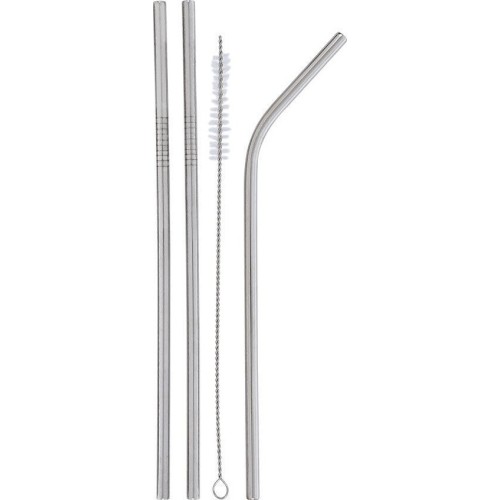 Estia Stainless Straws With Cleaning Brush 4 sq. 01-7645 5207158007645