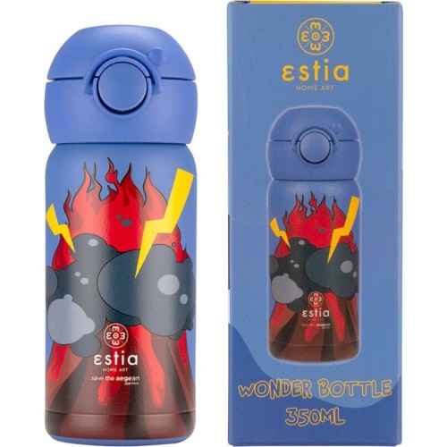 Estia Children's Thermos Wonder Bottle Save THE Aegean 350ml Lava Splash 01-23508 5207158023508