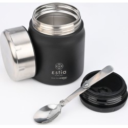Estia Θερμος Lunch Pot Save the Aegean 0.5lt Midnight Black 01-21658 5207158021658