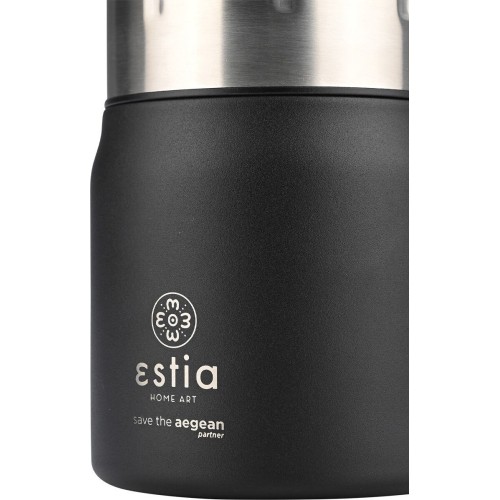 Estia Lunch Pot Save The Aegean 0.5Lt Midnight Black 01-21658 5207158021658