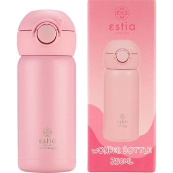 Estia Children's Thermos Wonder Bottle Save THE Aegean 350ml Candy Pink 01-23515 5207158023515