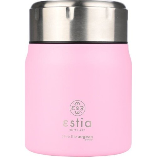 Estia Θερμος Lunch Pot Save The Aegean 0.5Lt Blossom Rose 01-21665 5207158021665