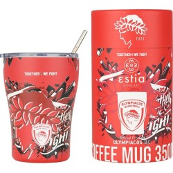 Estia θερμός Coffee Mug Olympiacos BC Edition Together WE Fight 350ml 00-27223 5207158027223