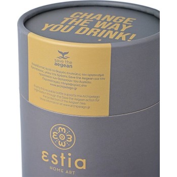 Estia Coffee Mug Save The Aegean 350Ml Fjord Gray 01-12441 5207158012441