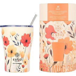 Estia Θερμος Coffee Mug Save the Aegean 350ml Summer Reverie 01-23003 5207158023003