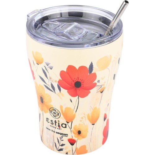 Estia Thermos Coffee Mug Save the Aegean 350ml Summer Reverie 01-23003 5207158023003