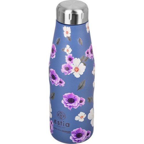 Estia Thermos Travel Flask Save the Aegean 500ml Garden Blue 01-16654 5207158016654