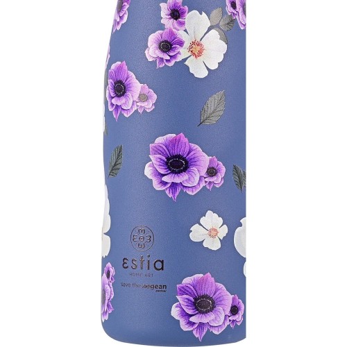 Estia Thermos Travel Flask Save the Aegean 500ml Garden Blue 01-16654 5207158016654