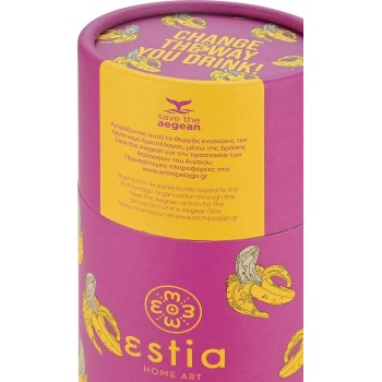 Estia Θερμος Travel Flask Save the Aegean 500ml Banana Swirl 01-22235 5207158022235