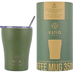Estia Θερμος Coffee MUG Save THE Aegean 350ml Forest Spirit 01-13813 5207158013813