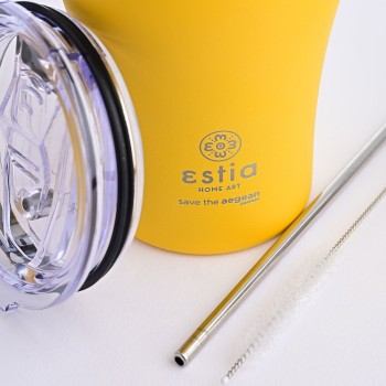 Estia Coffee Mug Save The Aegean 350Ml Pineapple Yellow 01-12458 5207158012458