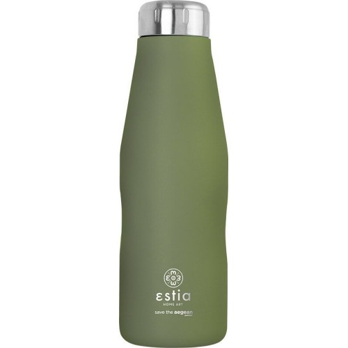 Estia Travel Flask Save THE Aegean 500Ml Pine Green 01-12069 5207158012069