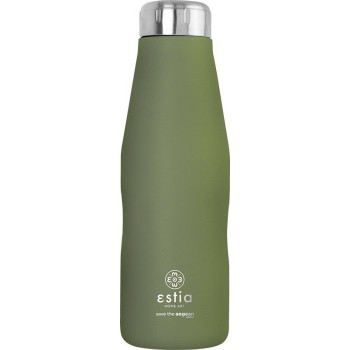Estia Travel Flask Save THE Aegean 500Ml Pine Green 01-12069 5207158012069