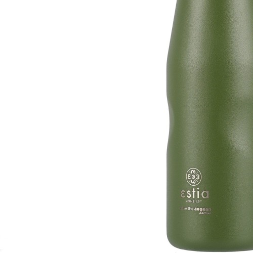 Estia Travel Flask Save THE Aegean 500Ml Pine Green 01-12069 5207158012069