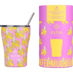 Estia Θερμος Coffee Mug Save the Aegean 350ml Banana Swirl 01-23072 5207158023072