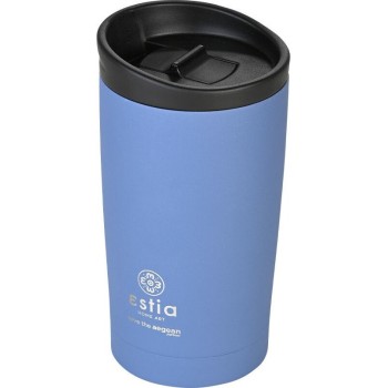 Estia Thermos Travel Mug Save the Aegean 350ml Denim Blue 01-20378 5207158020378