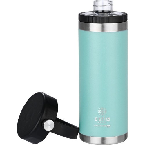 Estia Θερμός Travel Chug Save The Aegean 500Ml Bermuda Green 01-17750 5207158017750