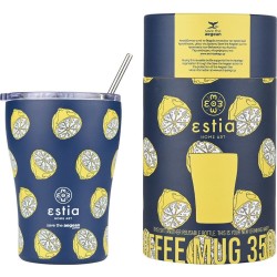 Estia Θερμος Coffee Mug Save the Aegean 350ml Citrus Infusion 01-22952 5207158022952