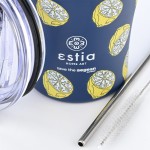 Estia Thermos Coffee Mug Save the Aegean 350ml Citrus Infusion 01-22952 5207158022952