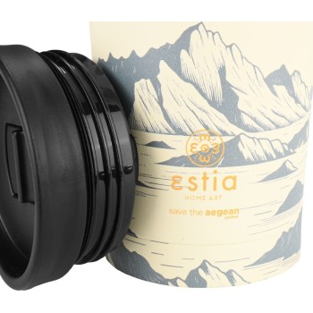 Estia Thermos Travel Mug Save the Aegean 350ml Alpine Essence 01-25625 5207158025625