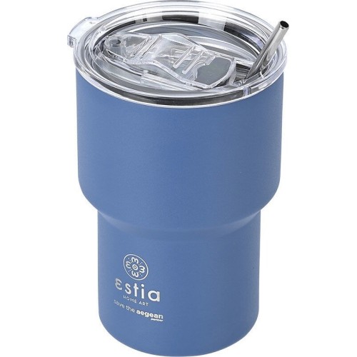 Estia Thermos Mug Lite Save the Aegean 400m Denim Blue 01-18450 5207158018450