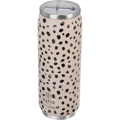 Estia Thermos Travel CUP Save THE Aegean 500ml Leopard Taupe 01-16777 5207158016777
