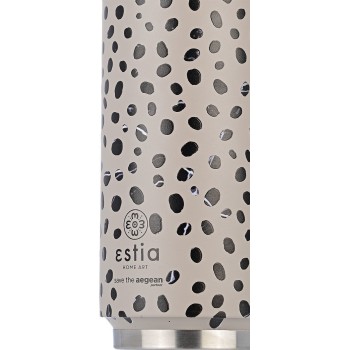Estia Thermos Travel CUP Save THE Aegean 500ml Leopard Taupe 01-16777 5207158016777