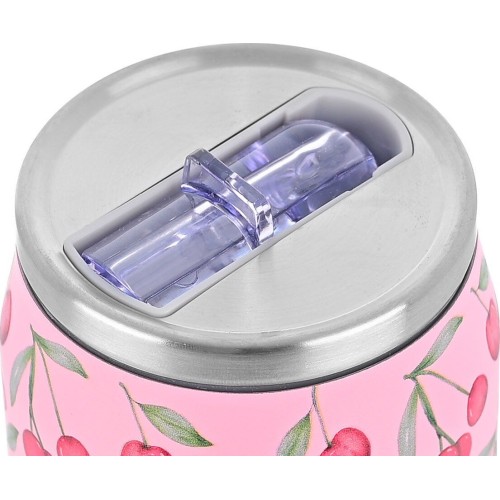 Estia Thermos Travel CUP Save THE Aegean 500Ml Cherry Rose 01-16791 5207158016791