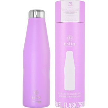 Estia Thermos Travel Flask Save The Aegean 750Ml Lavender Purple 01-9830 5207158009830