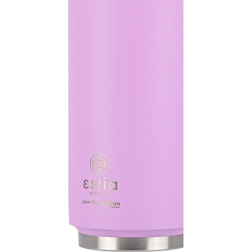 Estia Θερμός Travel Cup Save The Aegean 500Ml Matte Purple 01-8581 5207158008581
