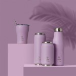 Estia Θερμός Travel Cup Save The Aegean 500Ml Matte Purple 01-8581 5207158008581