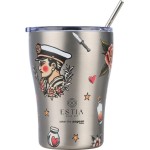 Estia Θερμος Coffee Mug Save the Aegean 350ml Old School Ink 01-31770 5207158031770