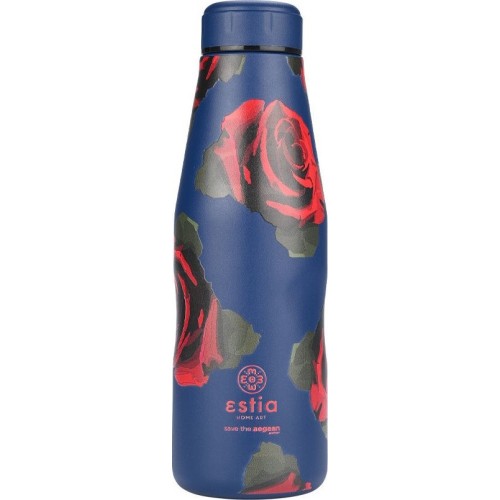 Estia Θερμος Travel Flask Save the Aegean 500ml Electric Roses 01-22112 5207158022112