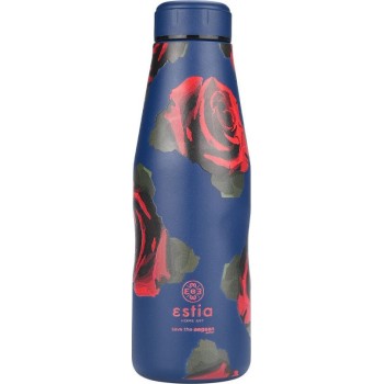 Estia Θερμος Travel Flask Save the Aegean 500ml Electric Roses 01-22112 5207158022112