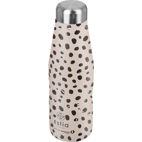 Estia Thermos Travel Flask Save the Aegean 500ml Leopard Taupe 01-16630 5207158016630