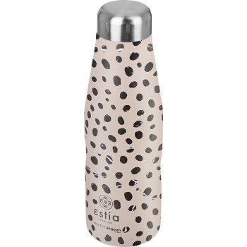 Estia Thermos Travel Flask Save the Aegean 500ml Leopard Taupe 01-16630 5207158016630
