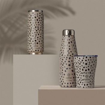 Estia Thermos Travel Flask Save the Aegean 500ml Leopard Taupe 01-16630 5207158016630