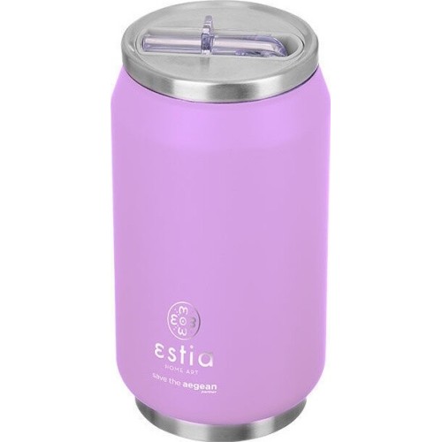Estia Θέρμος Travel CUP Save THE Aegean 300ml Lavender Purple 01-16715 5207158016715