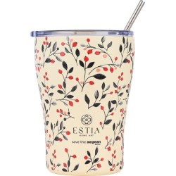 Estia Harm Coffee MUG Save THE Aegean 350ml Bloom Beige 01-31701 5207158031701