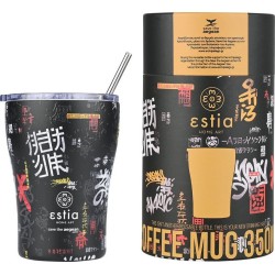 Estia Thermos Coffee Mug Save the Aegean 350ml Tokyo Underground 01-22907 5207158022907