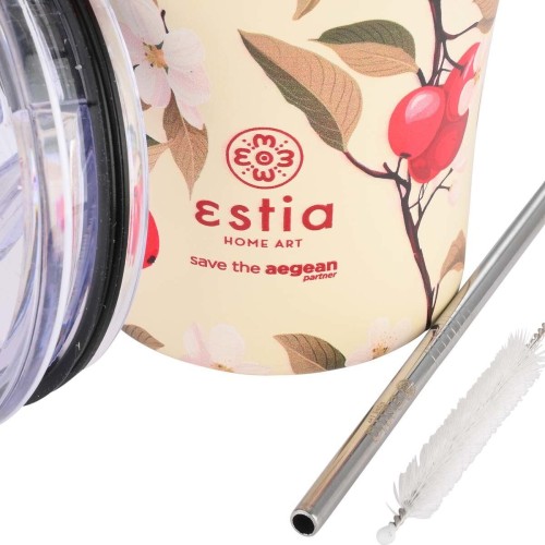 Estia Thermos Coffee Mug Save the Aegean 350ml Sakura Whisper 01-22990 5207158022990