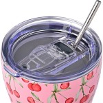Estia Thermos Coffee Mug Save The Aegean 350Ml Cherry Rose 01-16876 5207158016876